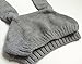 YJYdada Baby Toddler Kids Boy Girl Warm Knitted Caps Crochet Rabbit Ear Beanie Hat Winter (grey)