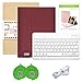 COO Keyboard Case for iPad Keyboard Case iPad 10th Generation (2022) Detachable Wireless Bluetooth Keyboard - Magnetic Auto Sleep/Wake (Red with White Keyboard).