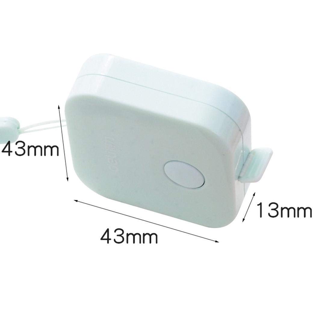 Vershine Tape Measures Portable 60inch Retractable Tape Measure Body Height Measuring Ruler