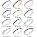 Sinlifu Silver Swarovski Elements Crystals Birthstoness Ring Eternity Wedding Band 3mm (Nov. Topaz, 7)