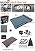 Pavoni Car Inflatable Air Camping Mattress Pad – with Electric Mattress Pump, Towel, Repair Patches & Storage Bag – Bed Mattress for SUVs, RVs & Minivans – Quick Inflation/Deflation – Durable & Comfy