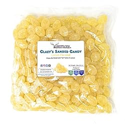 Claeys Lemon Sanded Candy Drops, 2 Pound