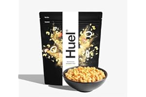 Huel Hot and Savory Instant Meal Replacement - Chick’n and Mushroom Pasta - 14 Scoops Packed with 100% Nutritionally Complete Food, Including 24g of Protein, 6g of Fiber, and 27 Vitamins and Minerals