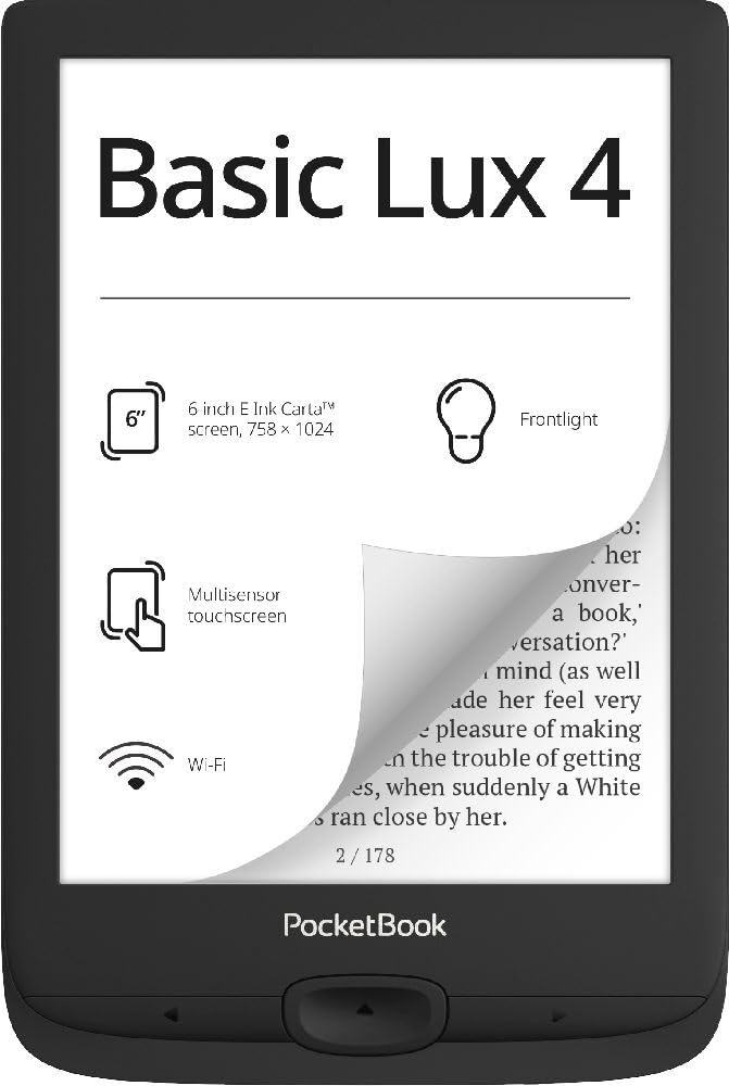 PocketBook Basic Lux 4 E-Book Reader - 6