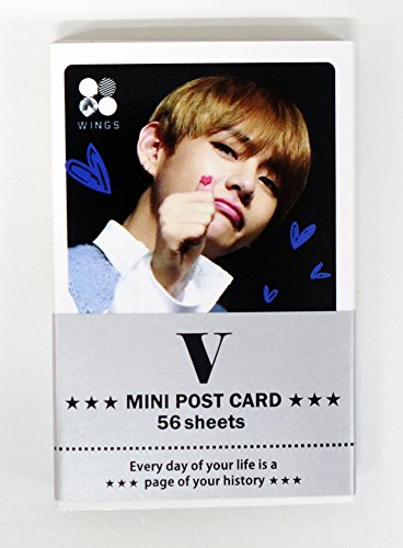 V TAEHYUNG BTS BANGTAN BOYS - MINI POSTCARD PHOTOCARD SET 56