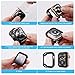 Compatible with Watch Case 44mm 42mm 40mm 38mm, Shock Proof Protective Rugged Case Scratch Resistant Bumper Cover Replacement for Watch Series 5/4/3/2/1 44mm 42mm 40mm 38mm