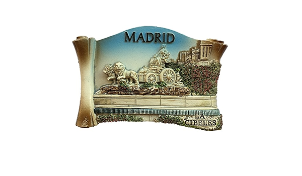 Madrid España Europa Ciudad Mundial Resina 3D Fuerte Imán de ...