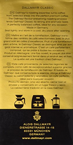 Dallmayr Classic Ground Coffee 4 Packs 8.8oz/250g Each