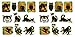 Beistle Vintage Halloween Fluorescent Cutouts 20 Piece, 8.5