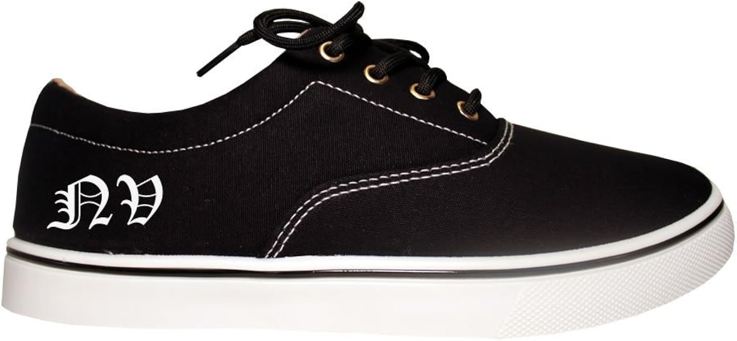Amazon Com Nv Nevada Abbreviation Mens Skate Sneakers Canvas