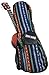 Eddy Finn Gig Bag Series EF-HUB-C Ukulele, Red/Blue/White
