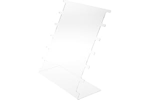 Plymor Clear Acrylic Belt or Scarf Display Stand, 15" H x 13.5" W x 6" D