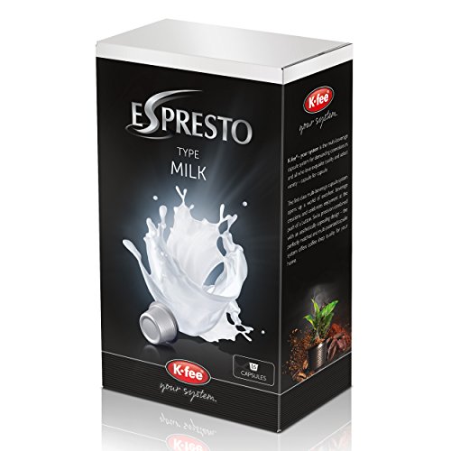 K-Fee Espresto Milk Capsule for Coffee & Tee, Milk, Crema Latte, 16 Capsules