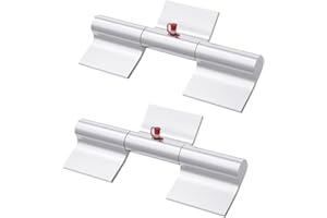 SAQXK 2pcs 9 Inch Aluminum Greaseable Weld on Door Hinges Ramp Gate Replacement Part for Trailer Truck