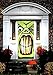 Halloween Haunted House Green Goblin Door Cover by Greenbrier
