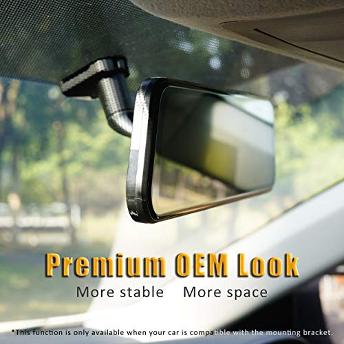 NikoMaku Mirror Dash Cam Front and Rear Backup Camera 12 Inch Screen for Cars GPS 2K Resolution Full Touch Screen Rear View Mirror Camera 170Â° Wide Angle Dual Lenses Waterproof AS-3 Pro Max