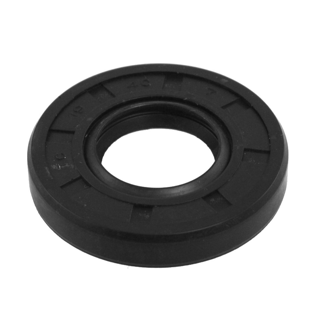 sourcing map Spring Loaded Metric Rotary Shaft TC Oil Seal Double Lip 10x20x7mm