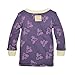 Burt's Bees Baby Baby Girl's Pajamas, Tee and Pant 2-Piece PJ Set, 100% Organic Cotton, Majestic Mountain Watercolor Bee, 24 Months