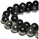 6mm 128pcs Natural Rainbow Obsidian Smooth Round Genuine Real Stone Gemstone DIY Beads for Jewelry Making