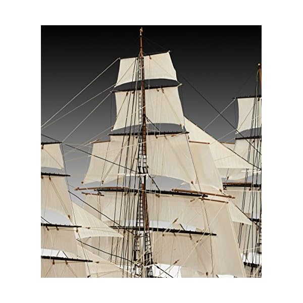 Revell Cutty Sark Model Kit Modellbausatz, Maßstab, 12 Jahre to 99 Jahre, 1 96 (5422) (05422), 36" lang, aus Kunststoff – Bild 7