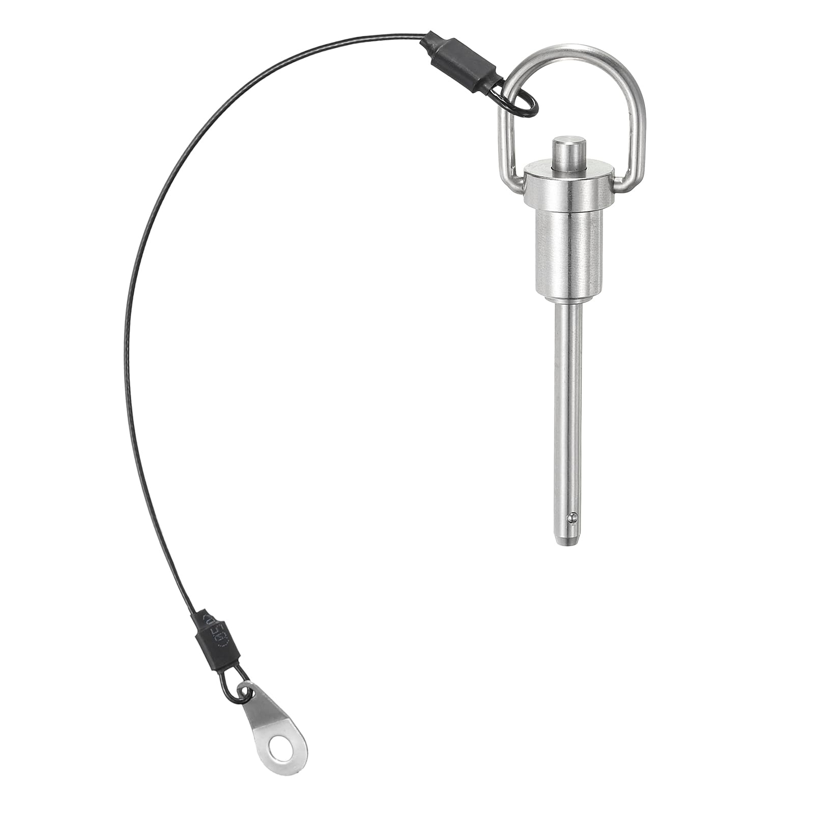 DTGN 5mmx40mm(DxL) Quick Release Pin - Good for Quickly Connecting and Hooking Up Components - 304 Stainless Steel Ball Locking Pins with Push Button - Silver