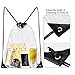 Clear Drawstring Bag,Transparent PVC Stadium Approved Drawstring Backpack for Work, Sports and Concerts