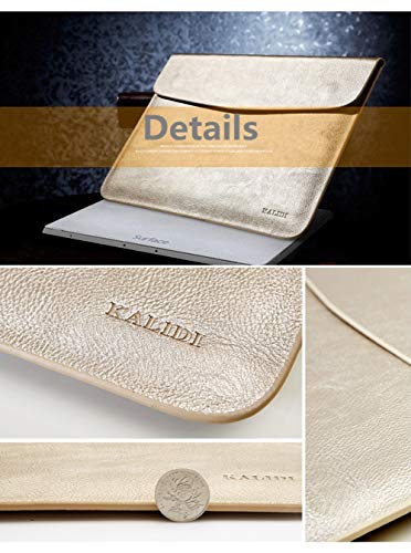 KALIDI 15 inch Laptop Sleeve 15.6 inch Laptop Case Bag for New 15" MacBook Pro Touch Bar Retina 2017 (A1707) 15.4" ASUS VivoBook S Inspiron 14 Notebook Bag, 15-15.3 inches,Rose Gold - Thumbnail 3