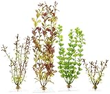 Marineland Multi-Pack Assorted Plastic Plants A1, 4, Tall (ML90540)