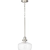 Hanaloa Large Farmhouse Pendant Lights for Dining Room Table Kitchen Island Entryway Foyer, Mid Century Modern Ceiling Hangin