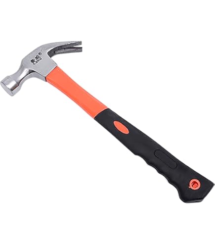 Claw Hammer, 21 Oz Forged Steel Stubby Tack Hammer with