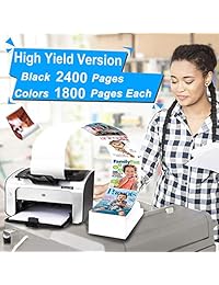 halofox Black & Color Toner Compatibles para impresoras Canon 131 A 131H CRG 131 uso para impresoras Canon ImageCLASS LBP 7100cn LBP 7110cw, MF8280 MF8230Cn MF8280Cw