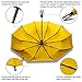 Rainlax Travel Windproof Umbrella Lightweight 10 Ribs Automatic Compact Canopy Umbrellas for Men/Women One Handed Operation