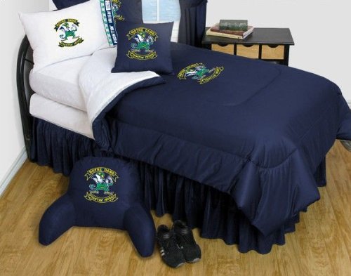 Notre Dame Fighting Irish Bedding - NCAA Comforter and Sheet Set Combo - Twin