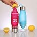 H2O Lemon / Fruit Infuser Water Bottle, Phroboxl 650ml Plastic Water Bottle Citrus Juicer Lemon Squeezer Cup 22oz - Leak Proof
