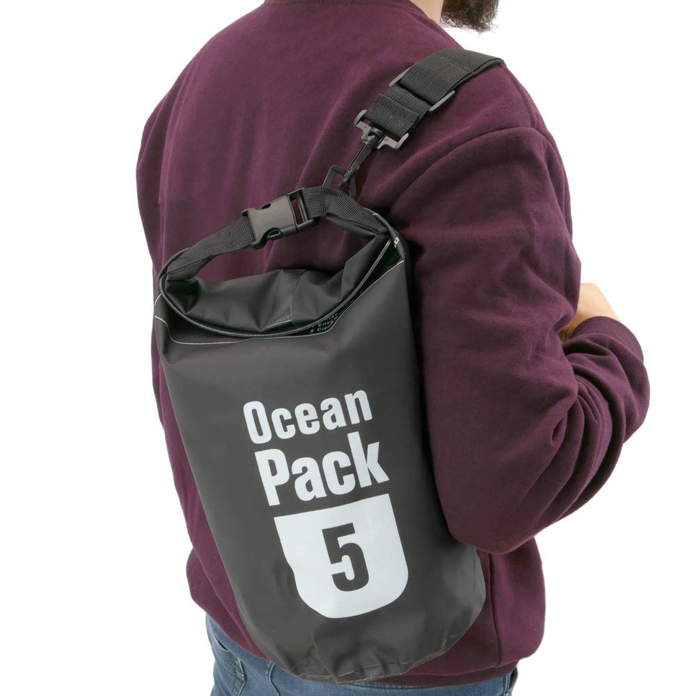 Borsa Impermeabile 5L Zaino Marsupio dAcqua per Kayak Pesca Canoa Campeggio  Barca PrimeMatik Sport e tempo libero Nautica berjaya.edu.my