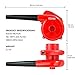 GardenHOME Leaf Blower and Handheld Vacuum Cleaner, 6 Variable Speed Control, 600 Watts, 16000 RPM
