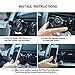 VISNFA Cell Phone Holder for Car Vent Phone Mount New Easy One-Touch Design Super Convenient for iPhone x 8 Plus/7Plus/6s/6Plus/5S, Samsung Galaxy, Google Nexus, LG and More Between 3.5-6 inches