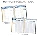 HARDCOVER bloom daily planners 2020 Calendar Year Goal & Vision Planner (January 2020 - December 2020) - Monthly/Weekly Column View Agenda Organizer - 7.5