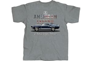 OLD GUYS RULE Men's Graphic T-Shirt, American Legend - Father's Day, Birthday Gift - Patriotic Tee for Classic Car Enthusiast