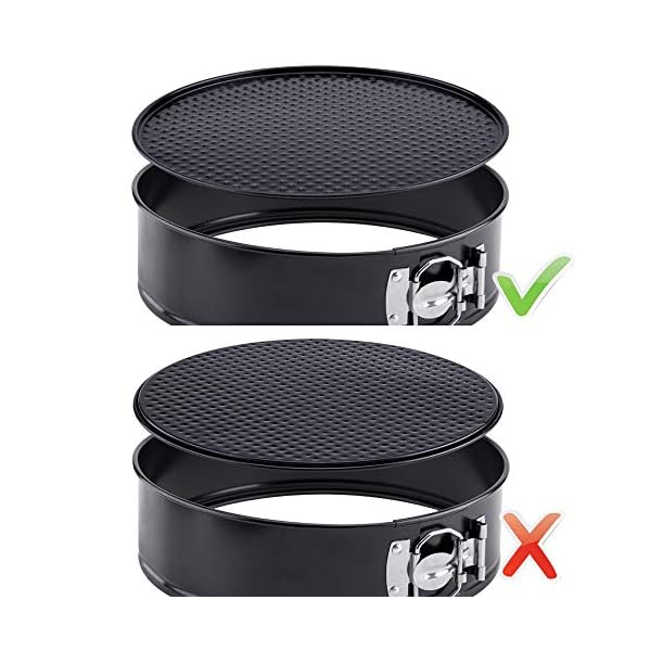 3-Pieces-Non-Stick-Springform-Cake-Pans-Blkthun-Professional-Round-Cake-Mold-and-Baking-Bakeware-Set-with-Removable-Bottom-101823-cm 3 Pieces Non-Stick Springform Cake Pans - Blkthun, Professional Round Cake Mold and Baking Bakeware Set with Removable Bottom - 10/18/23 cm