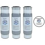 WHKF-GAC & WHCF-GAC Whirlpool Compatible Filters, Granular Activated Carbon Water Filter Cartridges, 2.5 X 9.75 Inch (3) with O-ring for WHKF-DWHV, WHKF-DWH & WHKF-DUF (1)