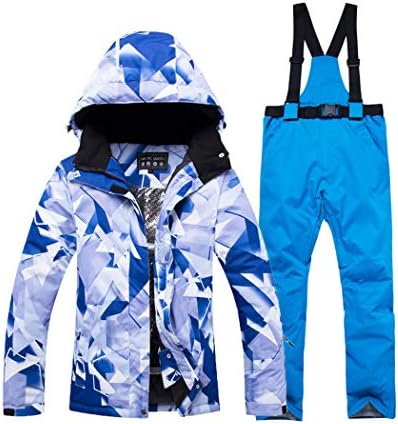 Raylans Women Warm Ski Suit Ski Jacket And Pants Warm Waterproof Breathable Skiing And Snowboarding Suits