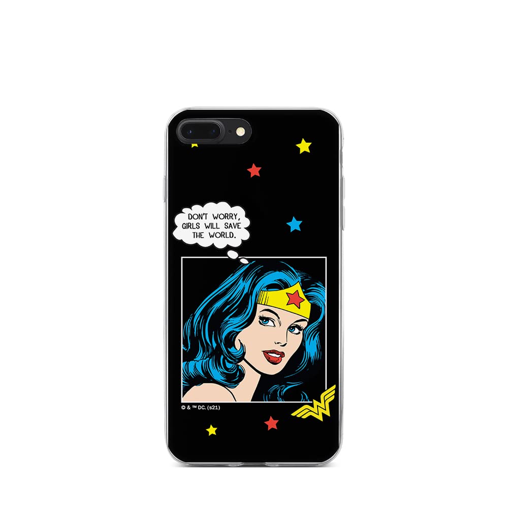ERT GROUP mobile phone case for Iphone 7 PLUS/ 8 PLUS original and officially Licensed DC pattern Wonder Woman 028 optimally adapted to the shape of the mobile phone, case made of TPU