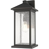 Z-Lite 531MXL-ORB 1 Light Outdoor Wall Sconce, Oil Rubbed Bronze