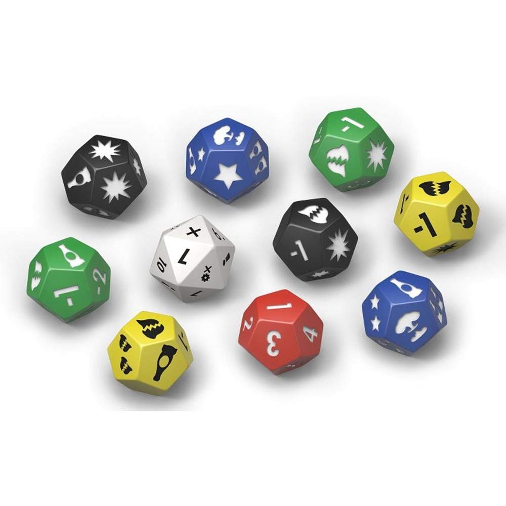 Modiphius Entertainment Fallout Wasteland Warfare Extra Dice Set, Multicolor, 16.51 x 12.07 x 2.54 cm