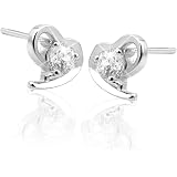 Collier Argent Zircone Cubique Pendentif Gemini - Cadeau Fête Des Mères, Anniversaire, Mariage