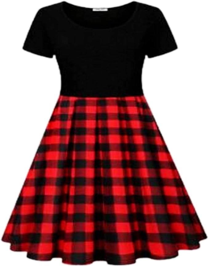 little girl buffalo plaid dress