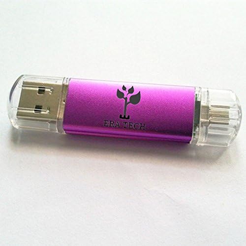 Two Way Dual USB OTG Memory Stick Flash Drive - USB to Micro USB Memory Stick, USB Flash Drive For Mobile phone and Computer - 8GB,16GB, 32GB. Compatible with all Android and Windows smart phones and tablets (32GB, Pink)