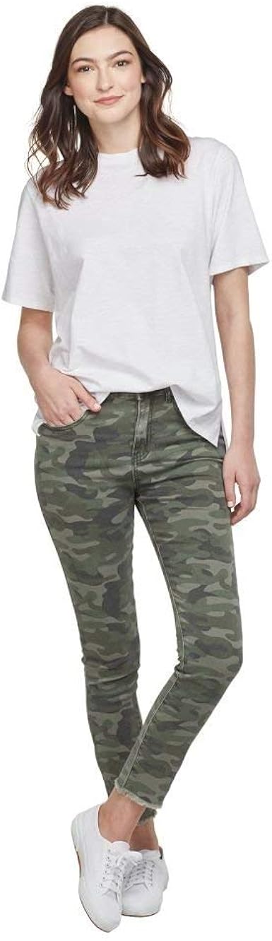green camo jeans