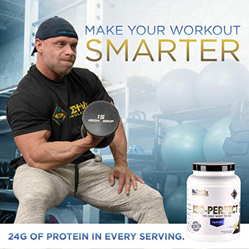 NuEthix Formulations IsoPerfect Whey Protein Isolate Powder with 24g